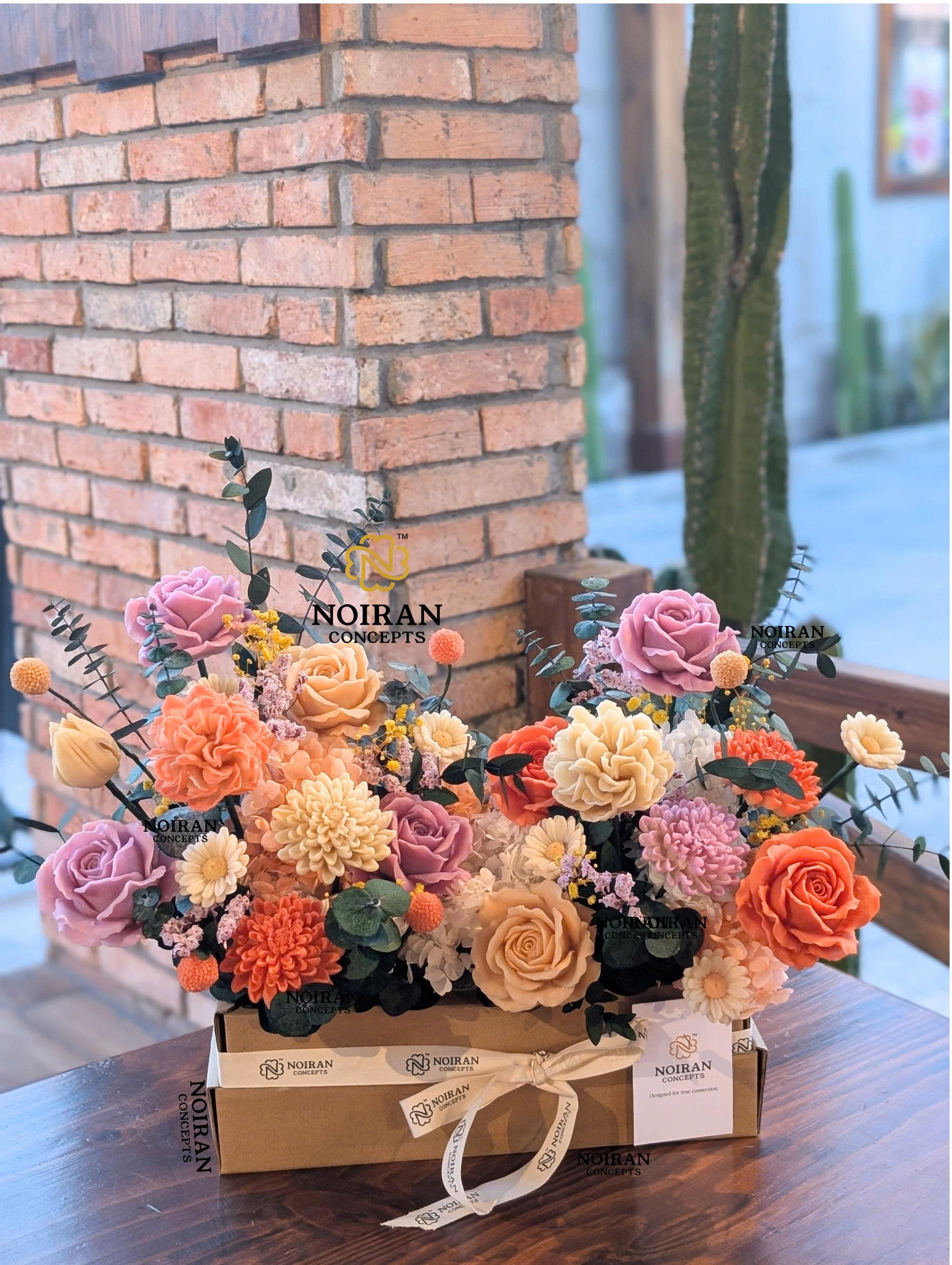 Hộp hoa nến thơm Garden No.1 của Noiran Concepts
